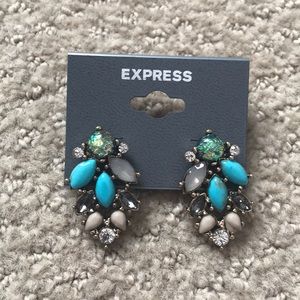 Express turquoise earrings